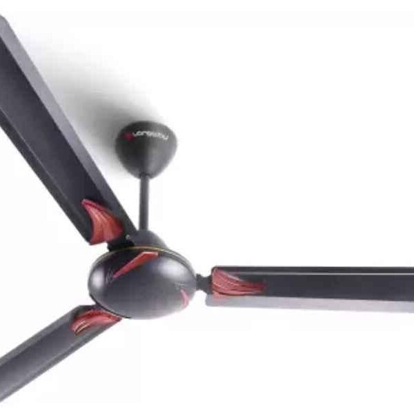 Longway Creta 1200 mm 3 Blade ceiling fan with Ultra High Speed, Smoked Brown color with 2 year warranty