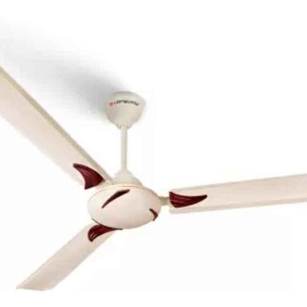 Longway Creta P1 50W Ivory Ultra High Speed Ceiling Fan, Sweep: 1200 mm
