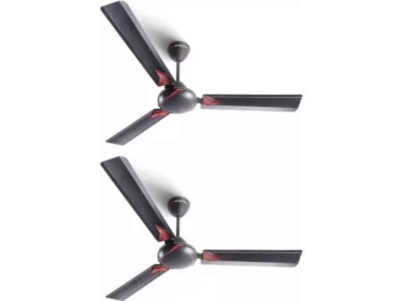 Longway Creta P2 50W Smoked Brown Ultra High Speed Ceiling Fan, Sweep: 1200 mm (Pack of 2) Longway Creta P2 50W Smoked Brown Ultra High Speed Ceiling Fan, Sweep: 1200 mm (Pack of 2)