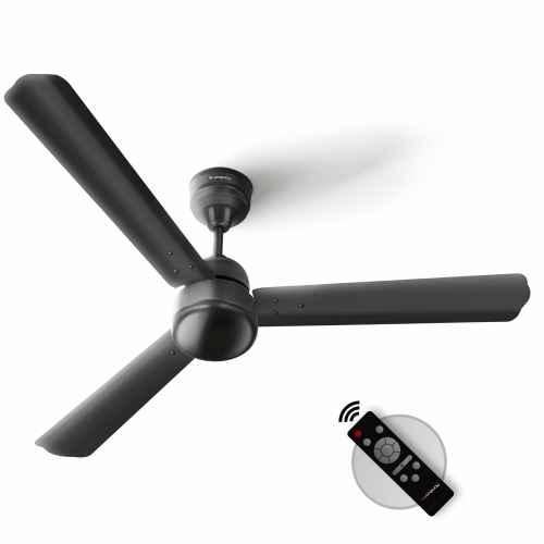Longway Luminair 1200 mm 3 Blade ceiling fan Anti Dust Decorative with Remote control ,BLDC,5 Star, Led light Smoke brown color with 5 year warranty