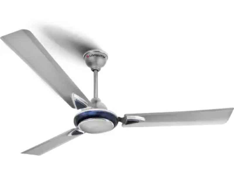 Longway Starlite 1200 mm 3 Blade ceiling fan with Ultra High Speed, Silver & Blue color with 2 years warranty Longway Starlite 1200 mm 3 Blade ceiling fan with Ultra High Speed, Silver & Blue color with 2 years warranty