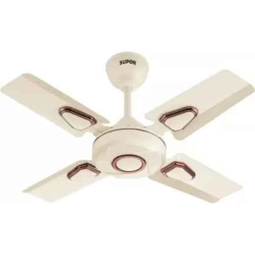 Super Appliances Ape 600 mm 4 Blade ceiling fan with Ultra High Speed,1 star,Ivory color with 2 years warranty