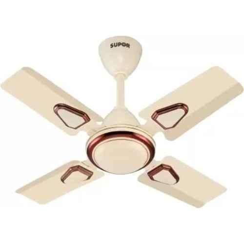Super Appliances Gala 600 mm 4 Blade ceiling fan with Ultra High Speed,1 star,Ivory color with 2 years warranty